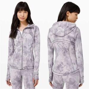Women's Gray Tie-Dye Jacket